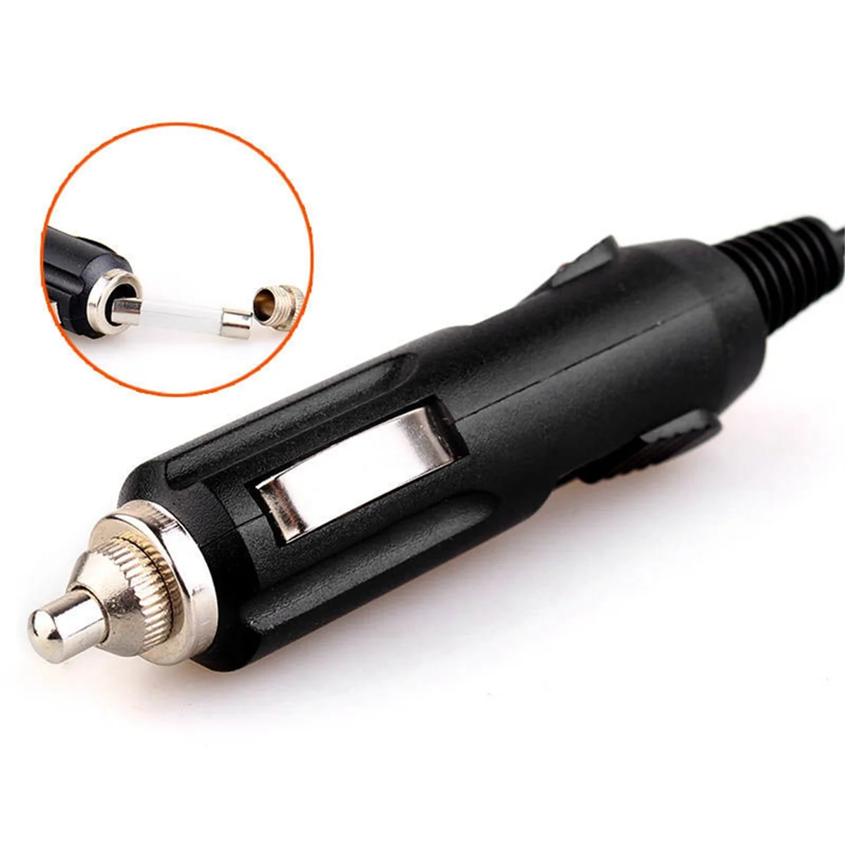 DC 12V Car Charger Power Cable Universal 5.5X2.1Mm for Car Lighter Built-in 3A Fuse with Indicator Light image 4