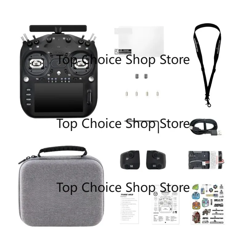 5 Inch Touch Screen Dual Frequency Wireless Remote Controller Hall Rocker Long Distance Signal Transmitting Control D-evice