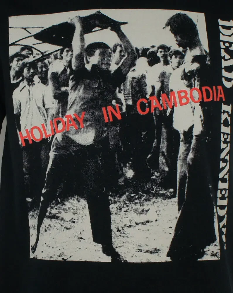 Authentic DEAD KENNEDYS Holiday In Cambodia T-Shirt S M L XL Jello Biafra NEW