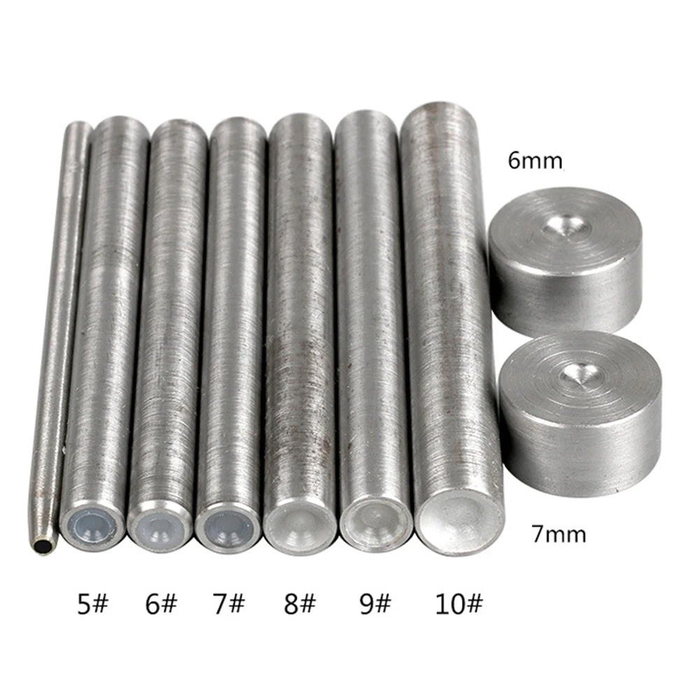 DIY Manual Pipe Drill, Metal Edge, White, Golden A Drill, Installation Tool Set, Mould Brick, Rivet, 5mm, 6mm, 7mm, 8mm,