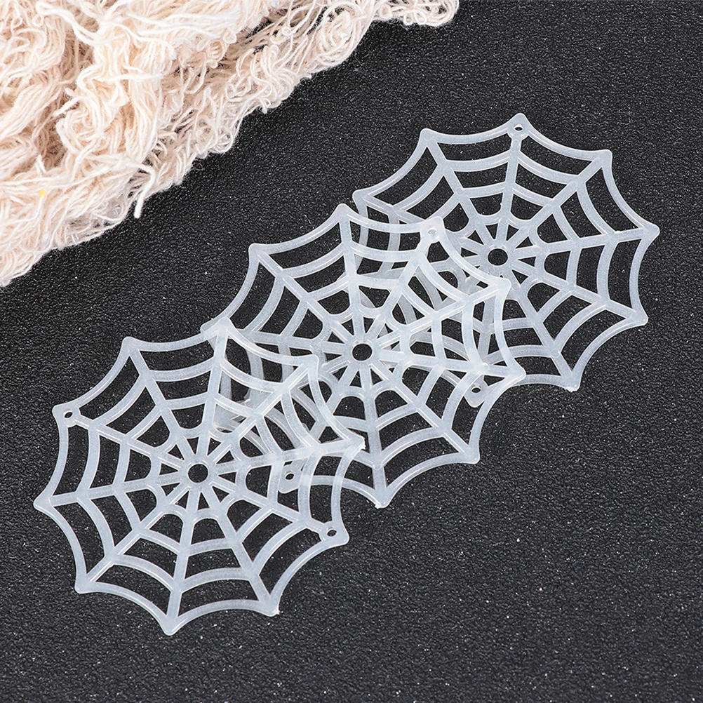 

150pcs Luminous Accessories Plastic Spiders Night Halloween Decorations Cobwebs Indoor OutdoorHaunted House Garden
