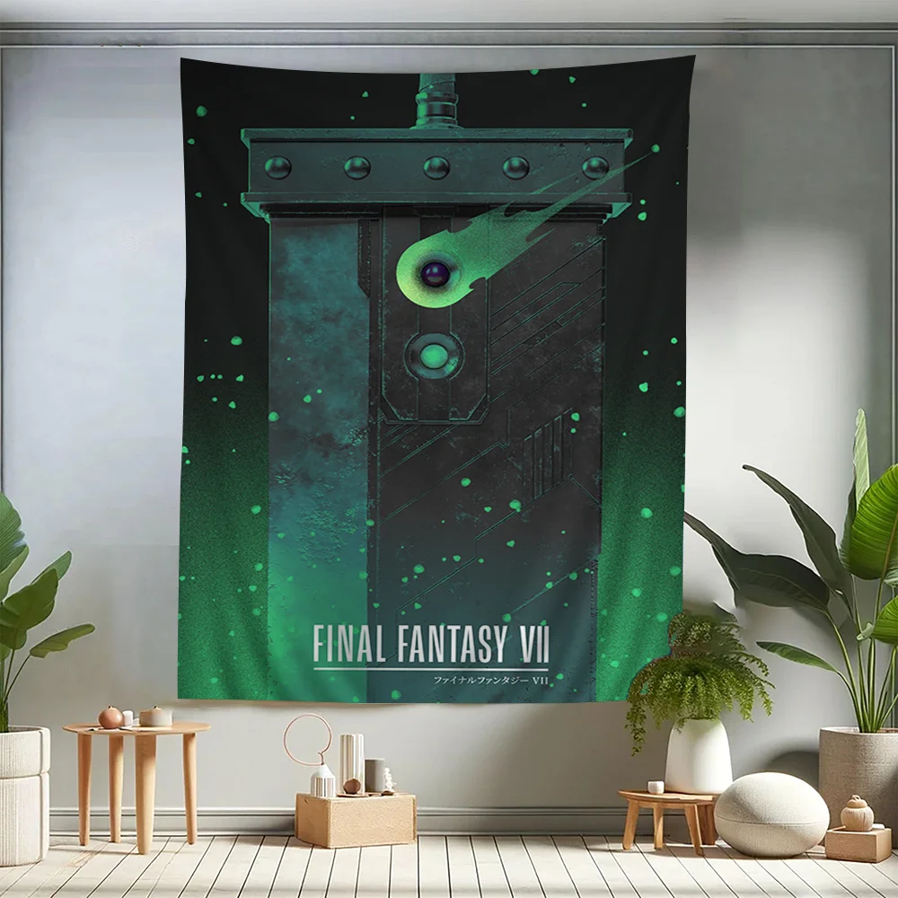 Final Fantasy Hanging Bohemian Tapestry Bohemian Wall Tapestries Mandala Kawaii Room Decor