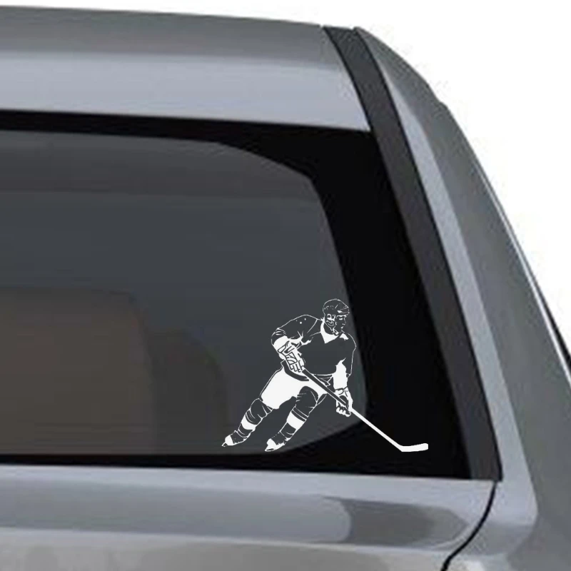 Y1UB Off-road Vehicle Engine Hood Decoration Ice Hockey Sports Sticker Car Body PET Decals Personalized Decal Sticker