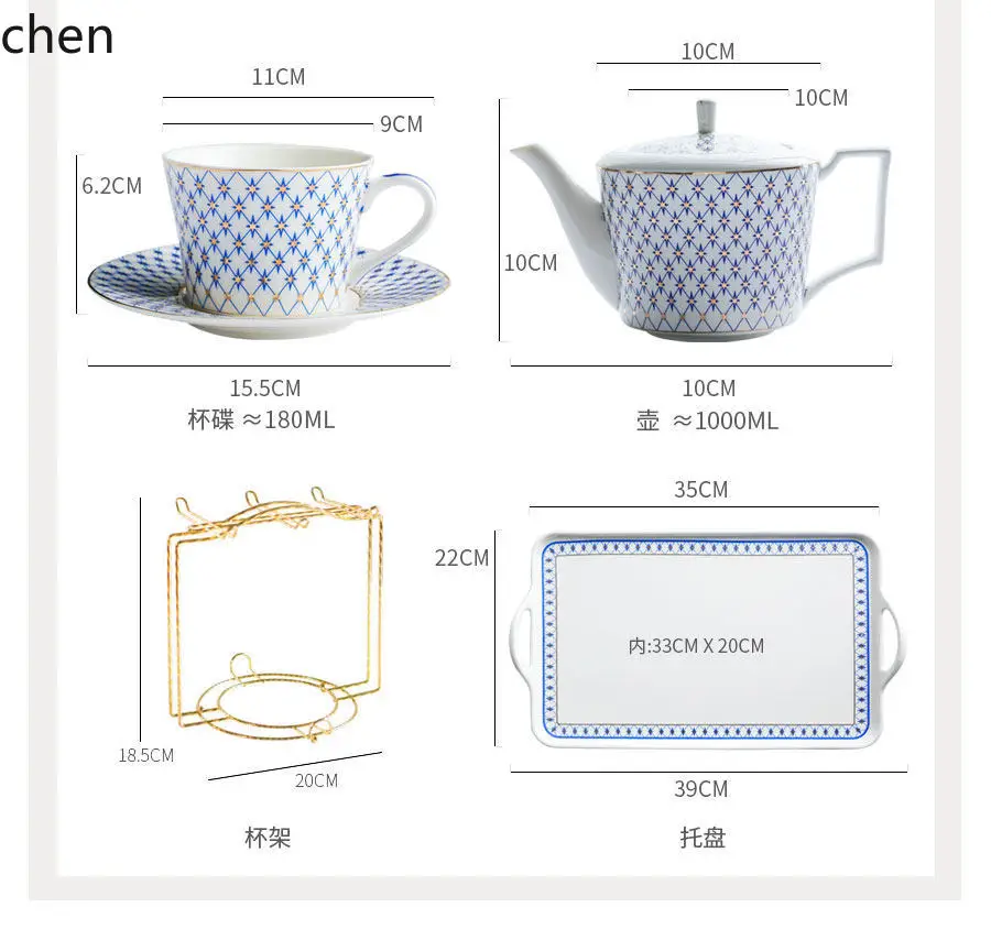 Fotografia 7: Conjunto de xícaras e pires de café premium Zml para chá da tarde, conjunto de xícaras de café de cerâmica.