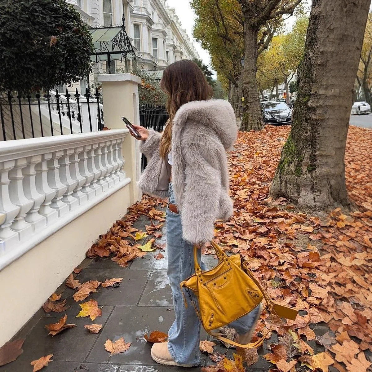 여성용 인조 여우털 코트 솔리드 재킷 후드 긴 소매 오픈 스티치 두꺼운 따뜻한 털 퍼리 아우터웨어 우아한 2025 가을 겨울