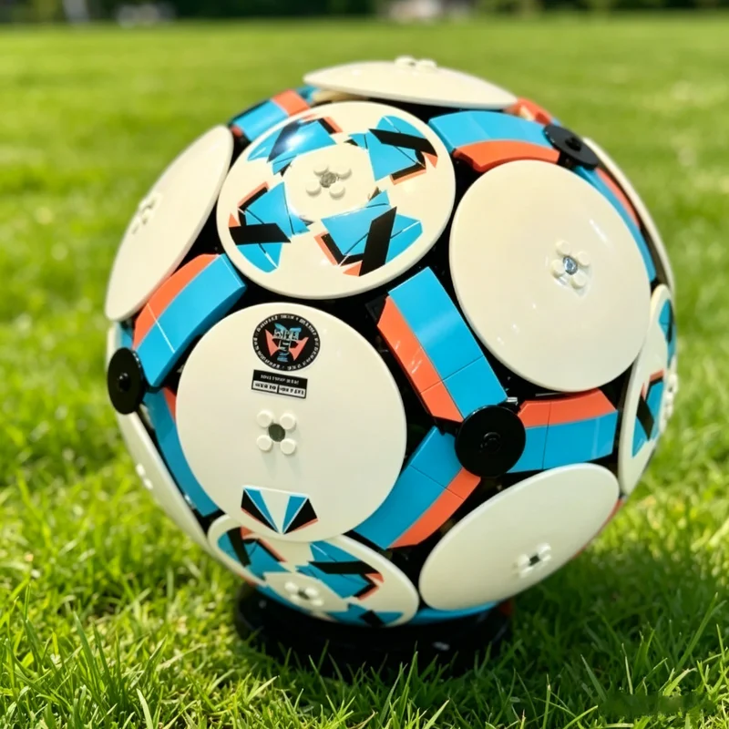 

2026 New World Soccer Kit 43019 Model Sports Desktop Decoration Construction Toys Christmas Party Gifts for Kids or Adults
