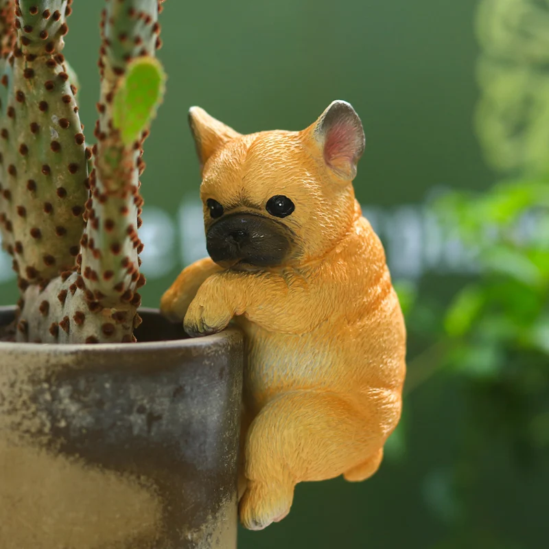 

Cute Creative Puppy Decoration Garden Courtyard Home Fish Tank and Flower Pot Flowerpot Decoration Pendant