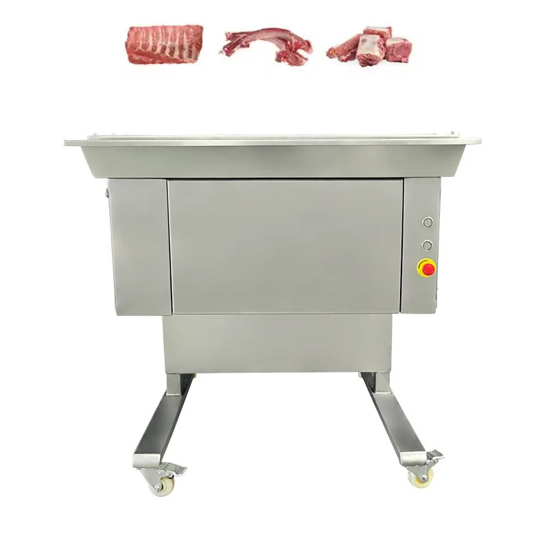 Large Scale Commercial Bone Sawing Cutting Machine Pork Ribs Frozen Pork Trotters Bone Steak Cutting Dicing Machine