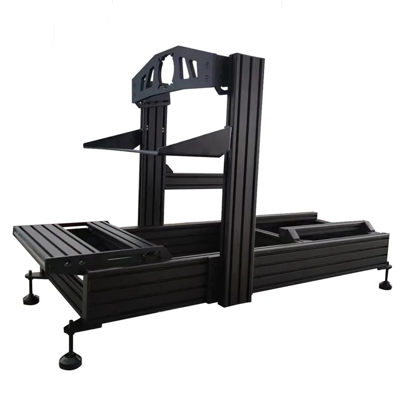 40160 Aluminum Profile VR Game Frame Driving Simulator PC Tray Directly Drive Car Training Sim Rig  Sim Racing Cockpit