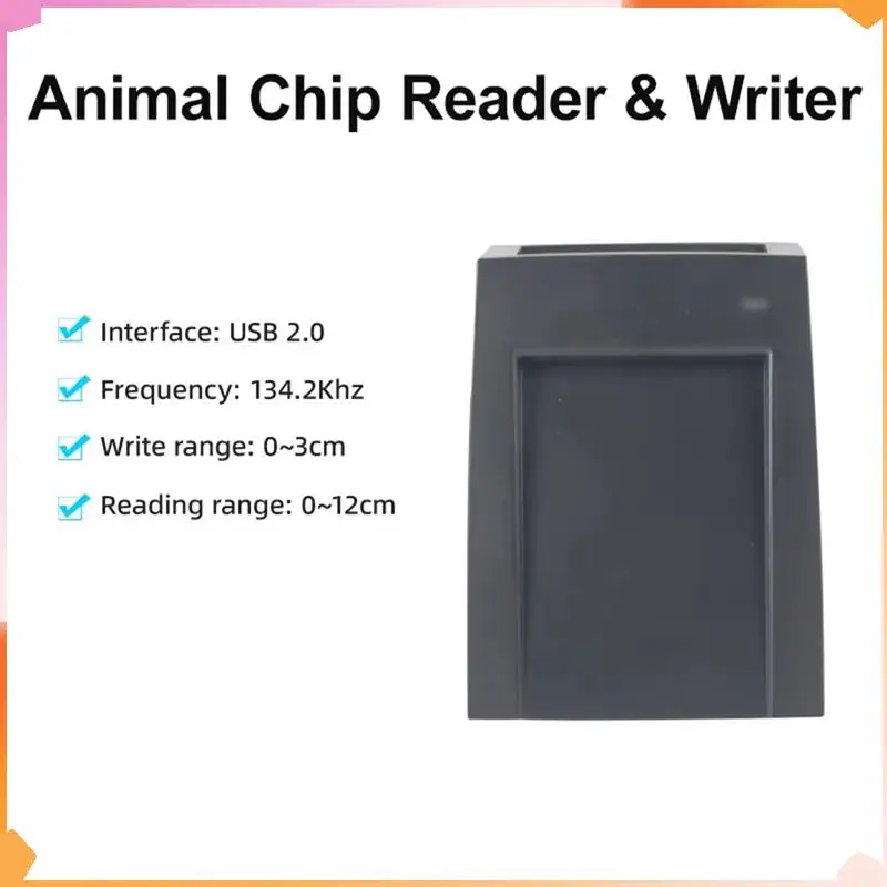 

EM4305 RFID For Animal Microchip Reader Writer 134.2Khz ISO11784/85 FDX-B For Pet Identification