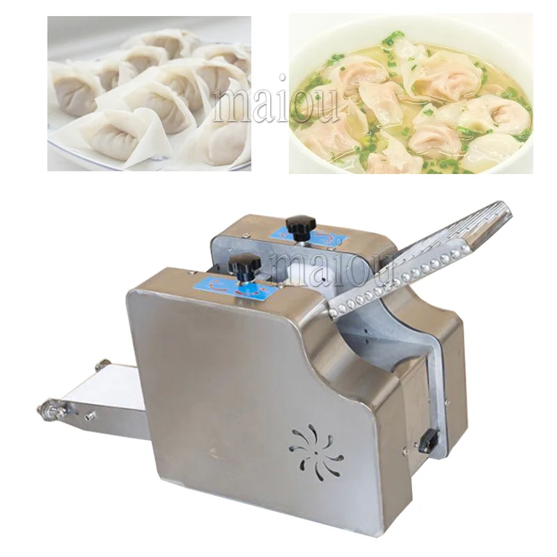 Automatic Stainless Steel Imitation Handmade Dumpling Skin Machine Commercial Rolling Machine Dumpling Maker Wonton Machine