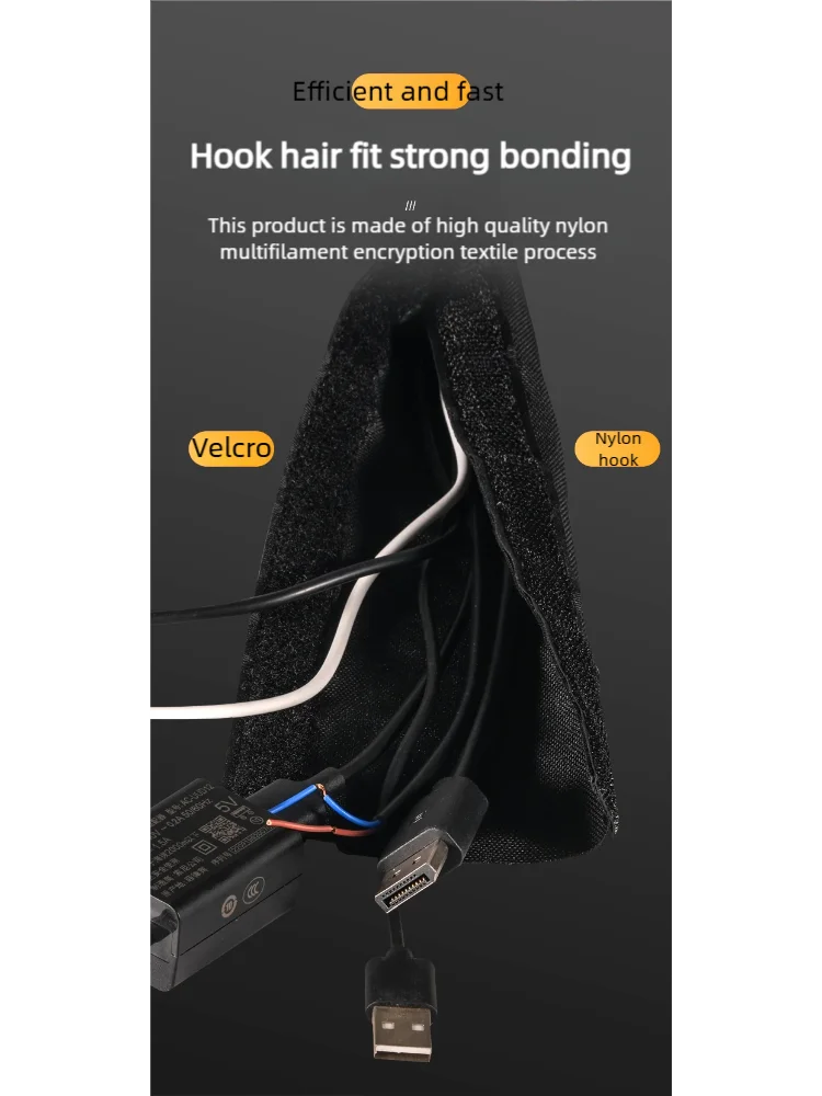 Cable Sleeve Self Closing PET Expandable Braided Sleeve Auto Line Management Flexible Pipe Tube Wire Wrap Insulated Protect