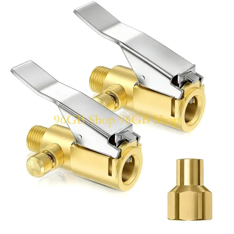 96GB 1/2pcs Easy to Use Air Chuck Rustproof Brass Construction for Valves
