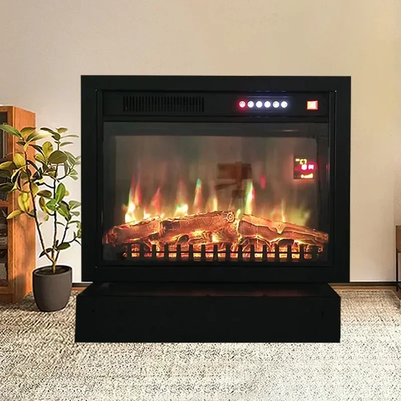 Modern electronic fireplace, decorative simulation flame home heater