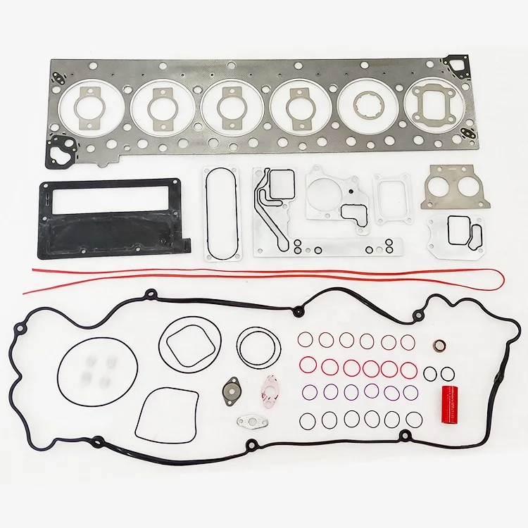 Revisão Kit Junta Superior, peças de motor de máquinas, 4352145 Escavadeira ISX15 Motor Junta Superior Set, 4955596