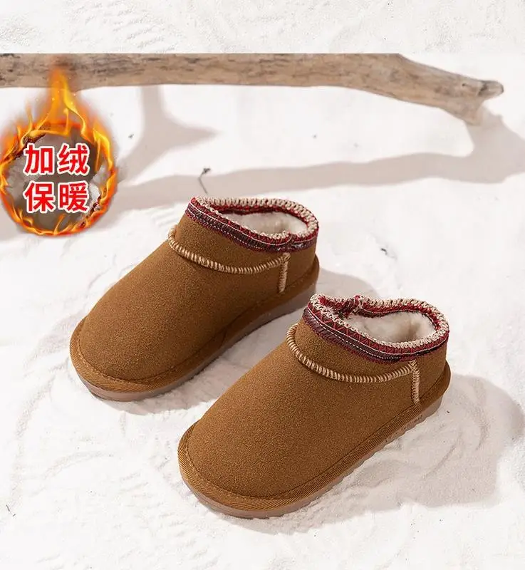 Kids Toddler Tasman Slippers Designer Children Snow Boots Tazz Baby Boot Ultra Mini Girls Boys Winter Warm Low-Top Mules Shoes