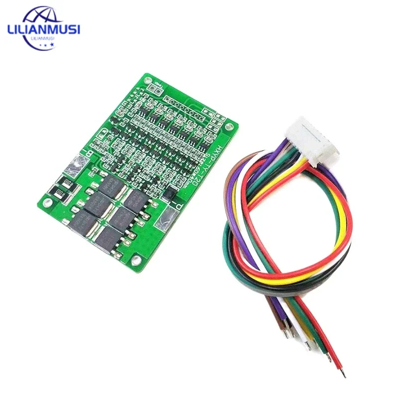 50PCS 7S 29.4V 15A BMS Lithium Battery Protection Board 18650 ion Lithium Short Circuit Overcharge Overcurrent Protection Module