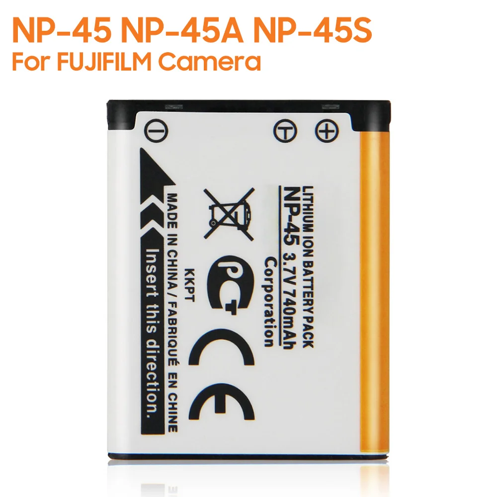 

Replacement Camera Battery NP-45 NP-45A NP45S For FUJIFILM J10 J15 Z10FD Z20FD Z808EXR J35 J38 J110W JV100 XP11 XP22 3D W3 T305