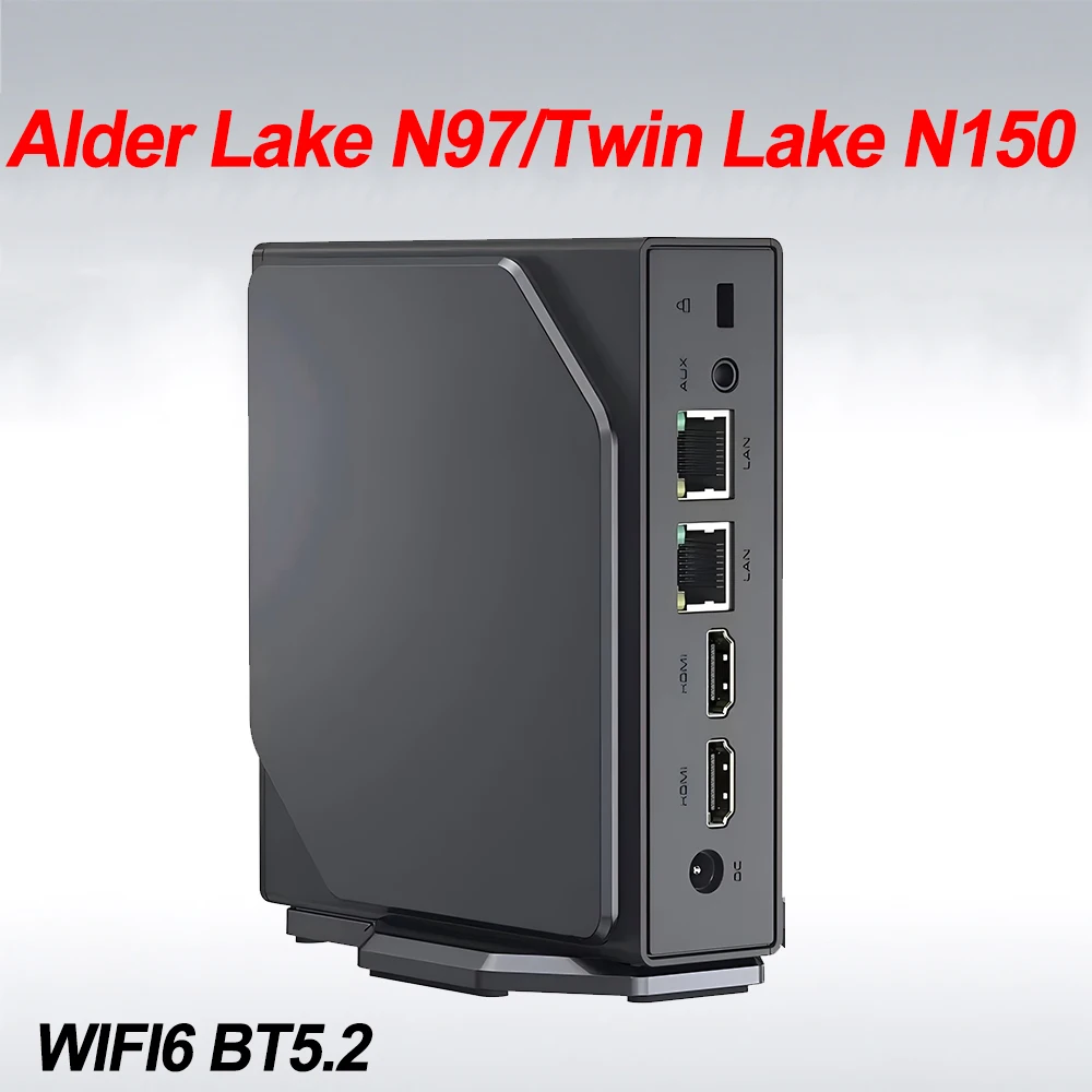 SZBOX S1 ألدر ليك N97/Twin Lake N150 MINI PC DDR4 3200Mhz NVMe SSD Windows 11 WIFI6 BT5.2 مكتب مكتب كمبيوتر صغير ألعاب الكمبيوتر