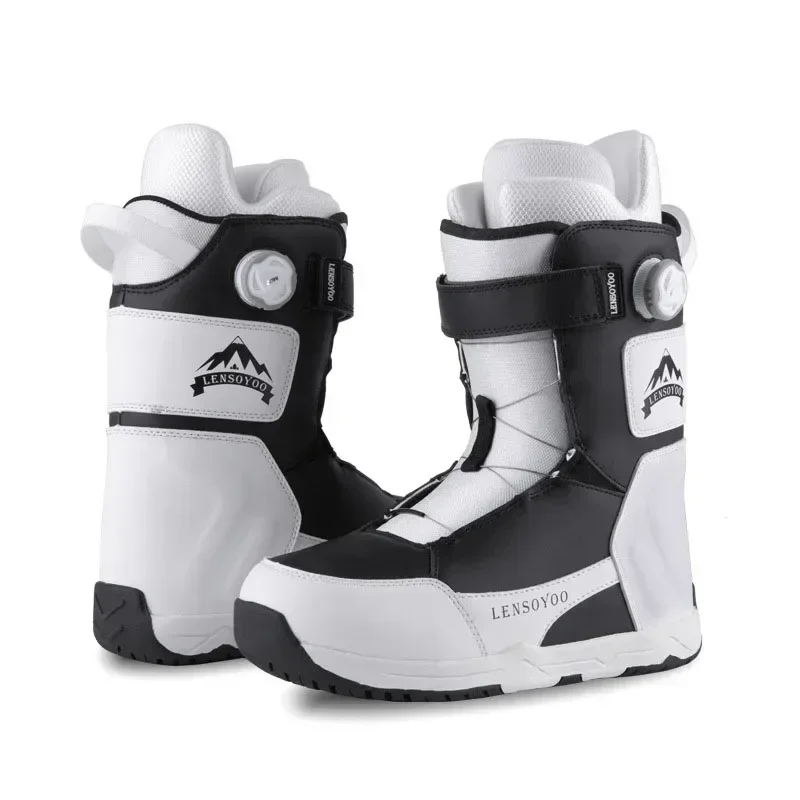 Winter New Ski Shoes Women Outdoor Sports Snowboarding Boots 2025 Men Warm Breathable Waterproof Cold Resistant Snow Shoes