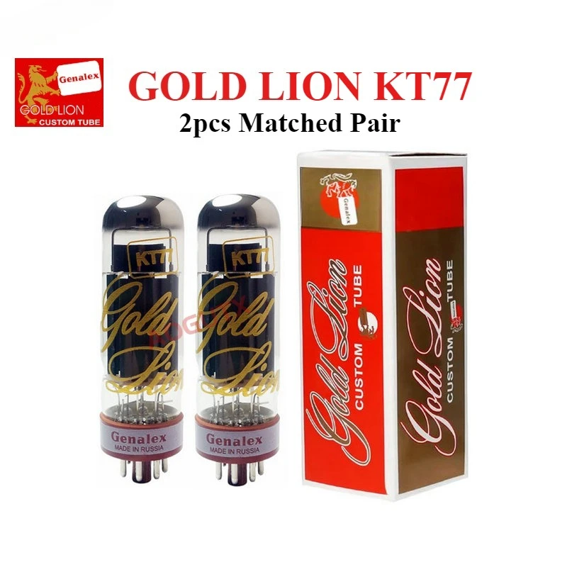 GOLD LION KT77 Vacuum Tube HIFI Audio Valve Replace KT66 KT88 EL34 6CA7 5881 Electronic Tube Amplifier Kit DIY Matched