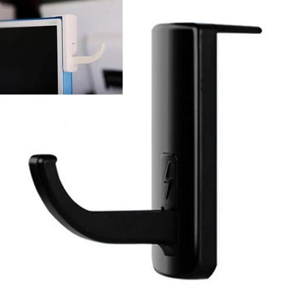 Headphone Hanger Headset Stand Portable Universal Wall-Mounted Headphone Stand Bracket Holder PC Monitor Hook Earphone Accessory