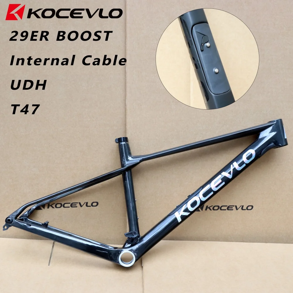 

KOCEVLO 29in Carbon Mtb Frameset 12x148mm Boost UDH Hanger Full Internal Routing 29in Frameset with Storage system