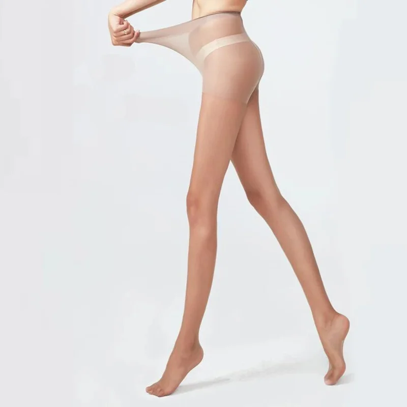 2026 4 قطعة جوارب طويلة نسائية رفيعة للغاية بدون خياطة من النايلون جوارب نسائية شفافة شفافة