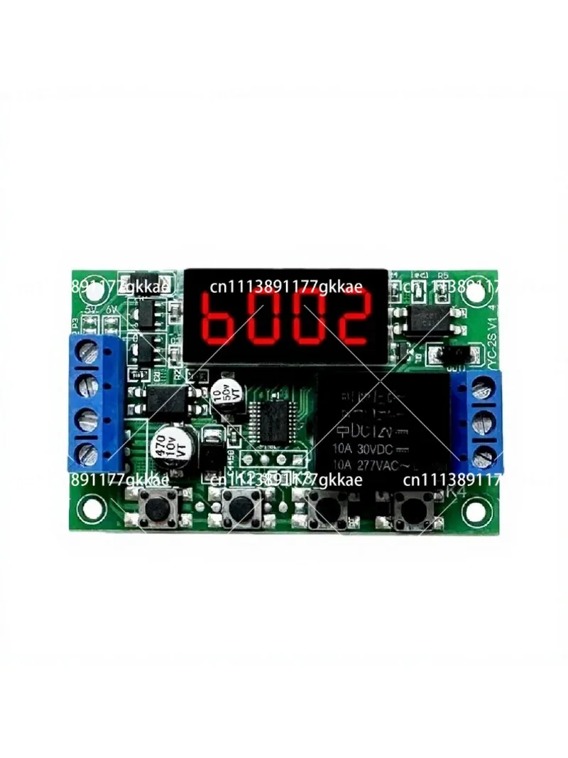 Precision Delay Timer Relay Module Power On Off Switch Controller Trigger Timed Cycle 5V 12V 24V