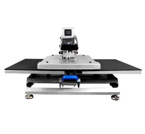 Magnetic Semi-Automatic Dual Station Heat Press, High Efficiency Machine for T-shirt Sublimation & Apparel Printing