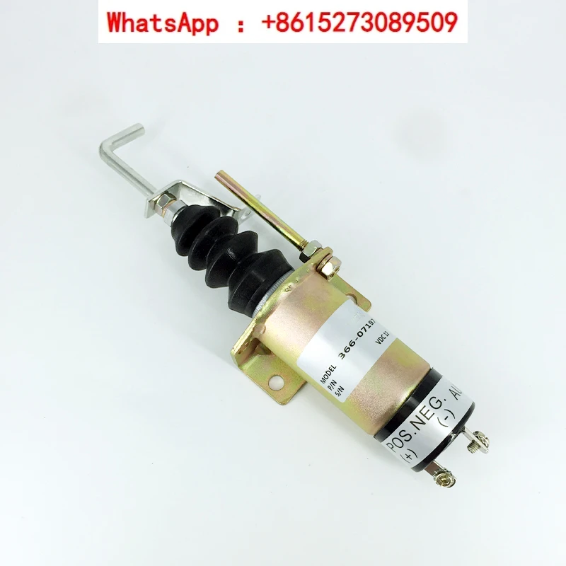 

36607197 chaiyou generator shutdown solenoid valve 36607198 Electromagnetic oil cut-off valve 12V 24V