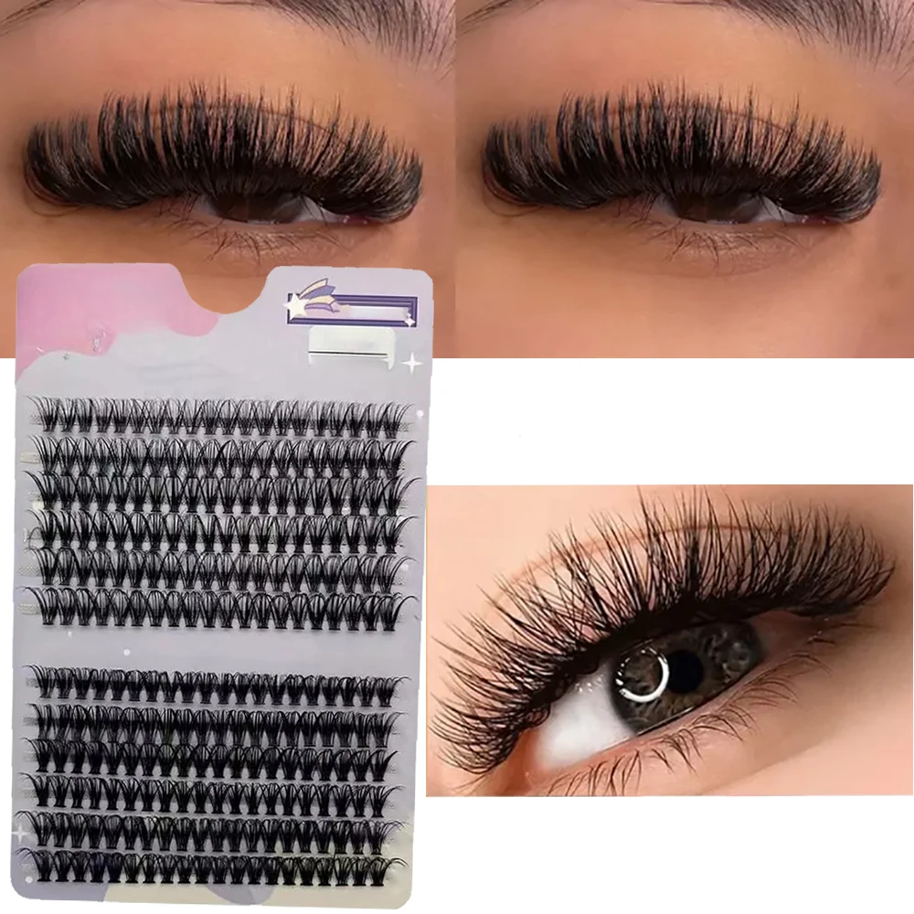 

30/40D 12-16mm Mix D Curl Cluster Lashes Individual Lashes Lash Extensions Clusters Lashes Soft&Natural False Eyelashes Individu