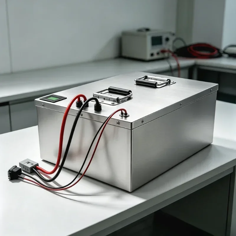 96V LiFePO4 Energy Storage Battery Pack,50Ah‑100Ah Adjustable Capacity Deep Cycle Battery With Built‑in BMS For Off Grid Solar P