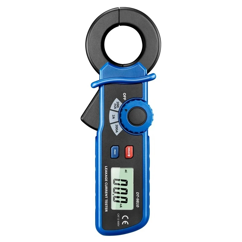 CEM DT-9810 Mini Clamp Meter AC Leakage Current Tester 0.1mA High Resolution Digital Display New