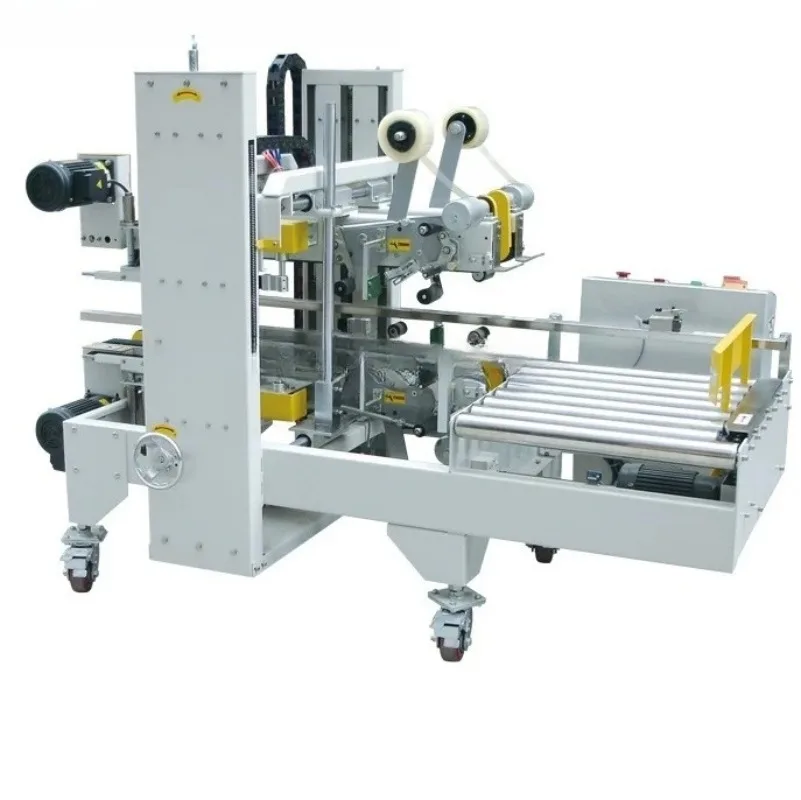 Erector and Mini Carton Edge Sealing Machine Angles H Shaped Tape With Roller Conveyor First-Rate