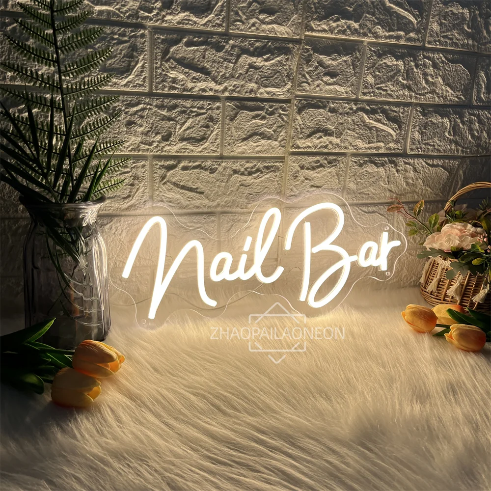 

Nail Bar Neon Led Sign Beauty Salon Decoration Neon Light Signs Nail Beauty Room Led Wall Decor Business Neon Lights USB