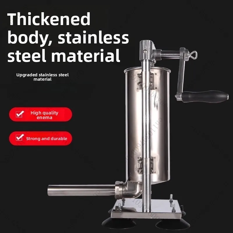 

Household enema machine, vertical stainless steel enema machine, commercial manual sausage filling machine