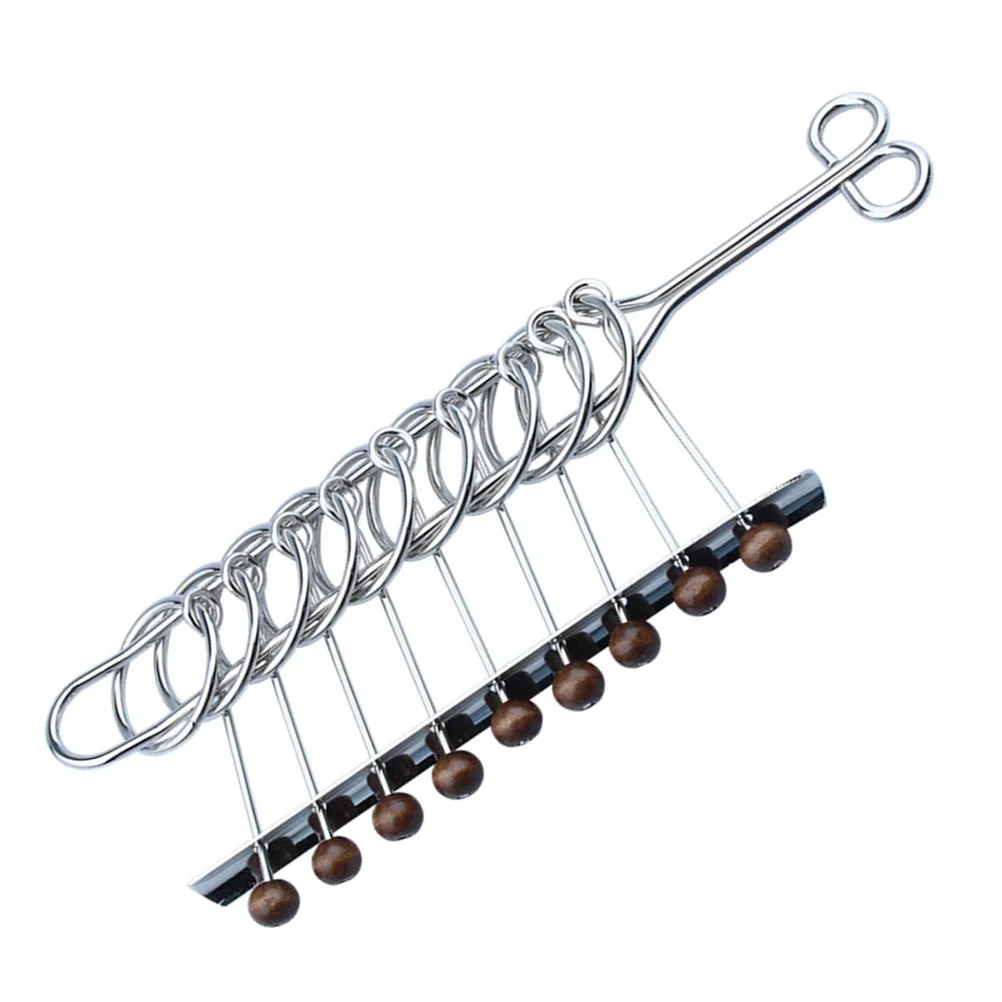 1Pcs Nine Ring Puzzle Chinese Metal Brain Teaser Intellectual Game Educational Iq Challenge Ring Buckle Set for Kids and Adults