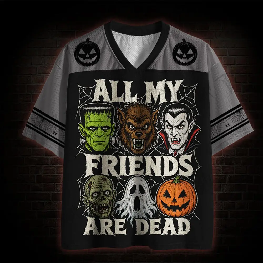 2026 New Nordic Mythical Theme Sports Fashion Short Sleeve V-neck Street View Clothing Mythical Fan Gifts T-shirt   Halloween