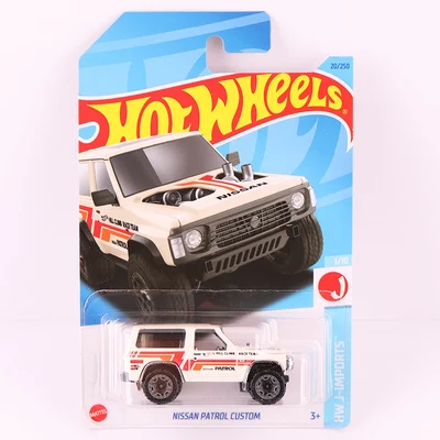 Original Hot Wheels Car NISSAN PATROL CUSTOM Diecast 1/64 Voiture 2023-20 Metal Model Collection Kids Boys Toys for Children