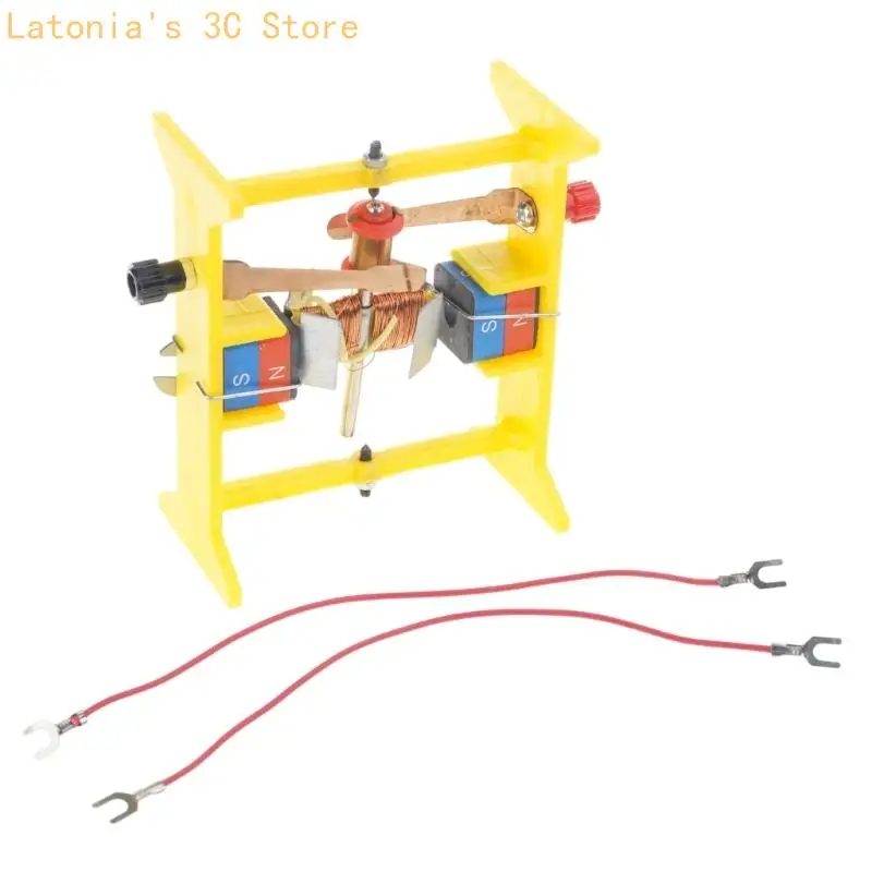 Gleichstrommotor für Physik, einfaches Montagedesign für den Elektromagnetismus-Unterricht, Verwendung X3UB – Detail 2
