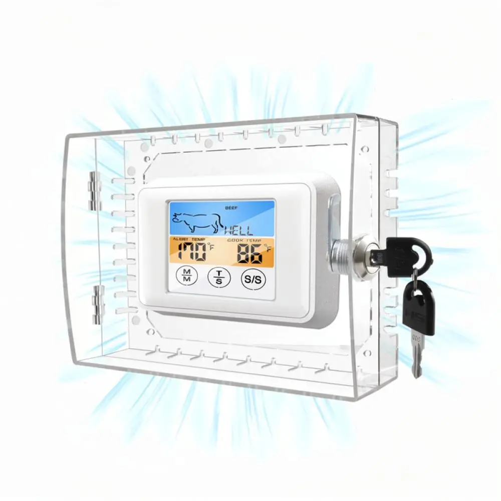 Protective Thermostat Lock Box Transparent Guard Cover For HVAC Climate Controller Anti Unauthorized Adjustment Shield