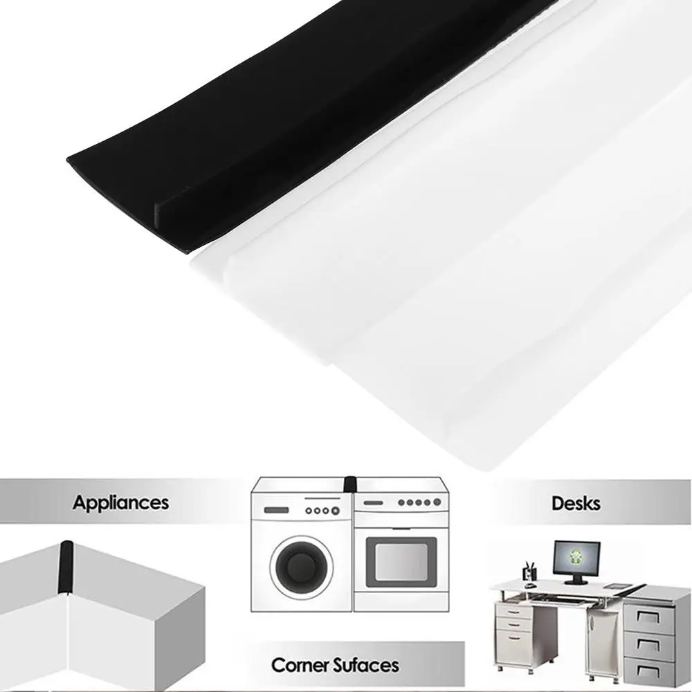 Waterproof 21/25inch Stove Counter Gap Cover Silicone Easy Clean Slit Strip Household Accessories Oven Gap Strip