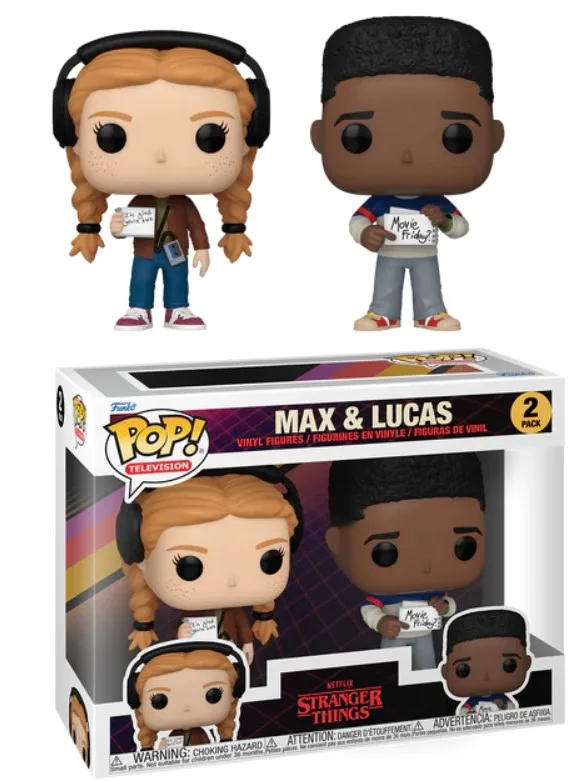Funko Pop! STRANGER THINGS S4 POP TV 2 Pack Max & Lucas