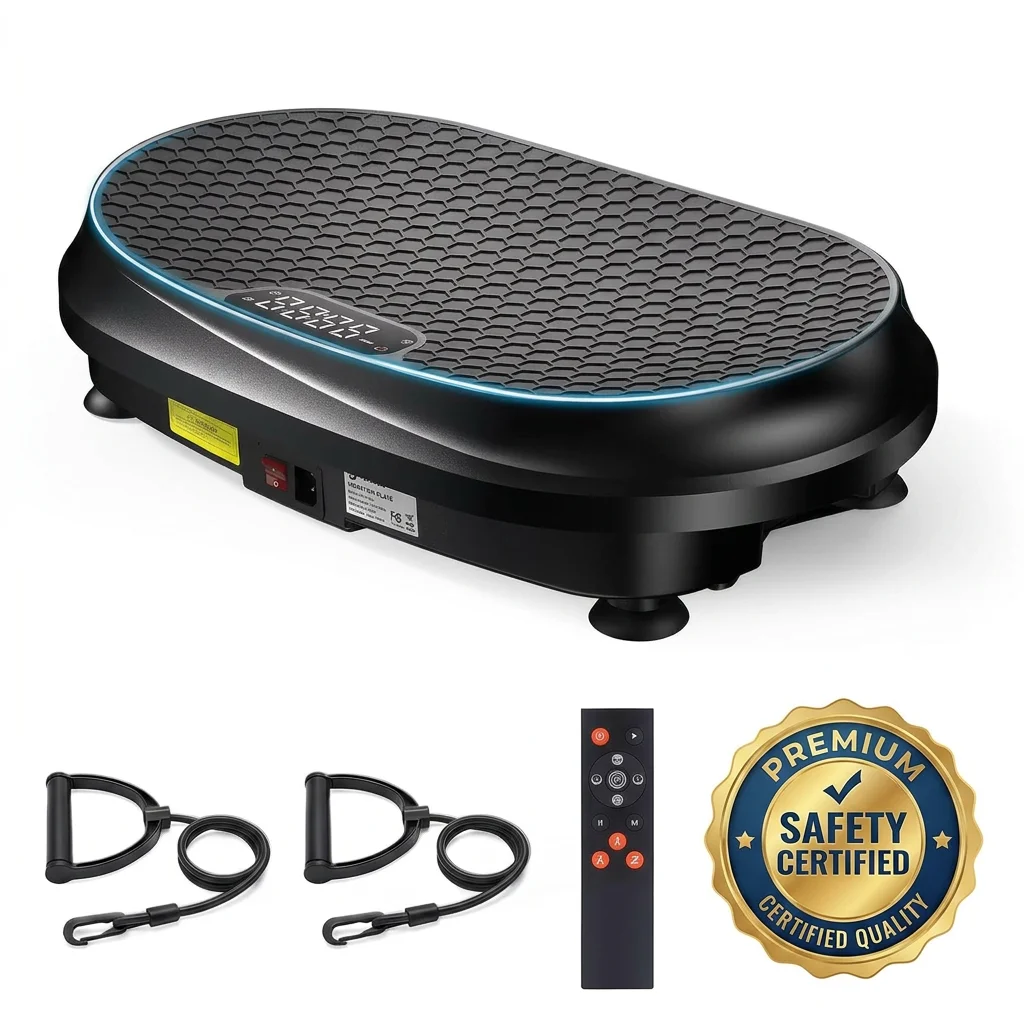

Factory Customized Electric Full Body Vibration Plate Machine 200W Power Fitness Vibration Platform Exercise Board Home Gym