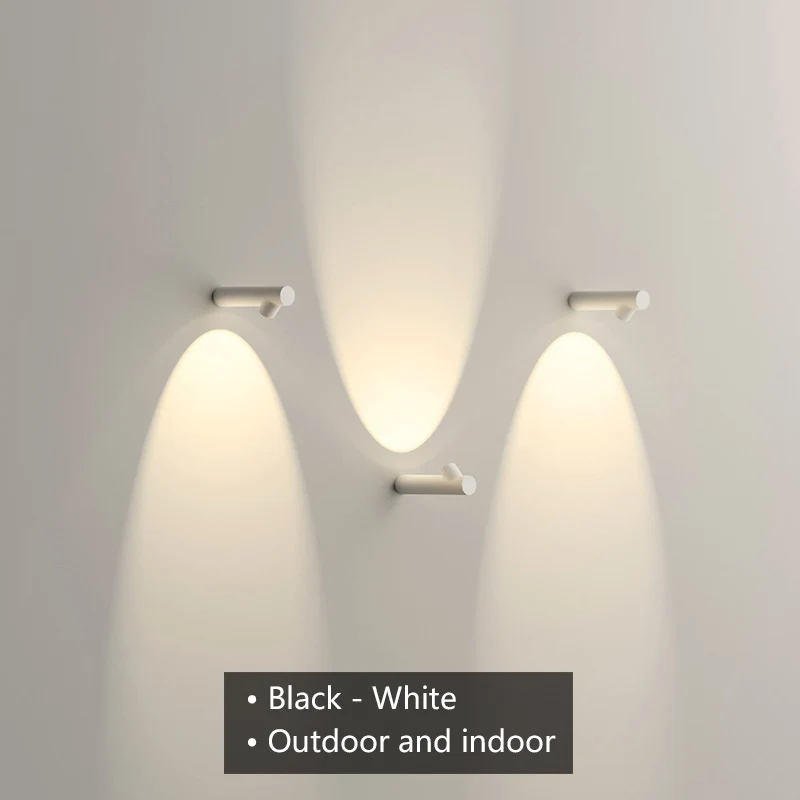 Imagem -01 - Impermeável Led Wall Light Superfície Montada Moderna Nordic Luminária Lâmpadas de Parede Interior Sala de Estar Alpendre Exterior Cob Ac85265v 6w impermeavel led wall light superficie montada moderna nordic luminaria lampadas de parede interior sala de estar alpendre exterior cob ac85265v 6w 01