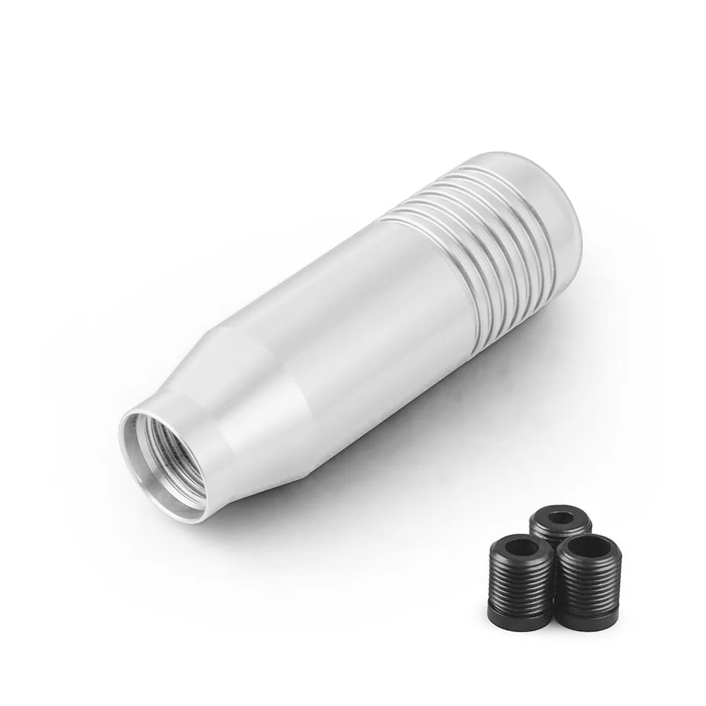 8,5 cm auto ctylish pookknop stok handgeschakelde universele auto aluminium verlengde versnellingspook versnellingskopknop - afbeelding 1