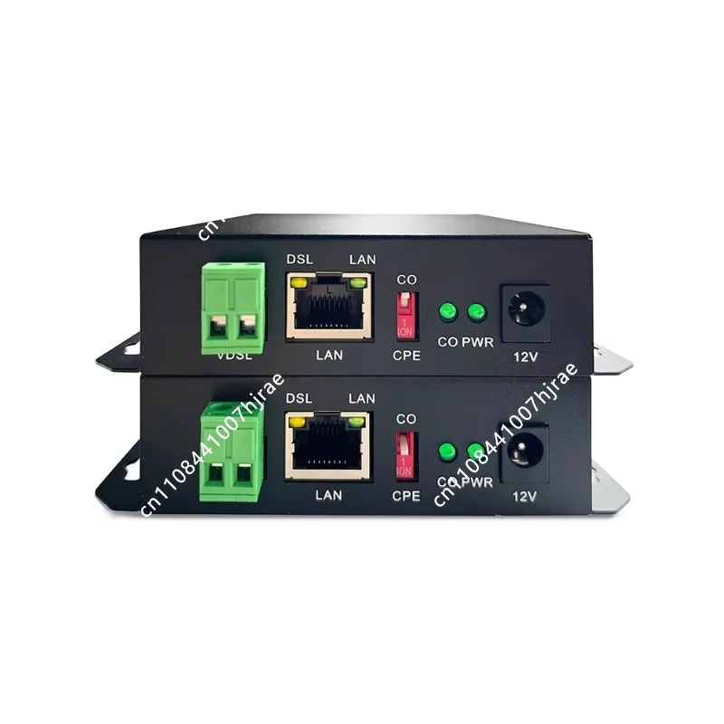VE1201 VDSL2 Ethernet Extender 1 Port 10/100Mbps 3km Transmission Support Cat5 Cat6 Cat7 500-1000 Square Meters Coverage