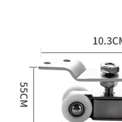 Silent Sliding Wheels Stainless Steel Rollers For Quiet Home Environments Thickened Body Construction Acid And Alkali for proof