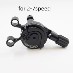 Folding bicycle Cline Pline Tline 2-7 speed shifter for Brompton shifter 7 speed left finger dial shifter